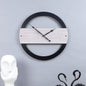 wc19 Quartz Black Modern Wall Clock, For Home And Office