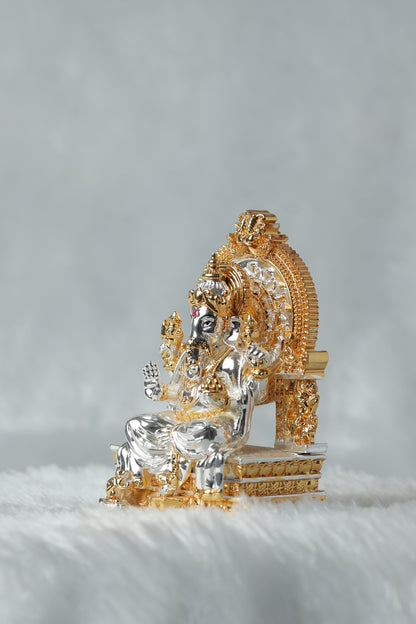 13 Gold and Silver plated Ganpati