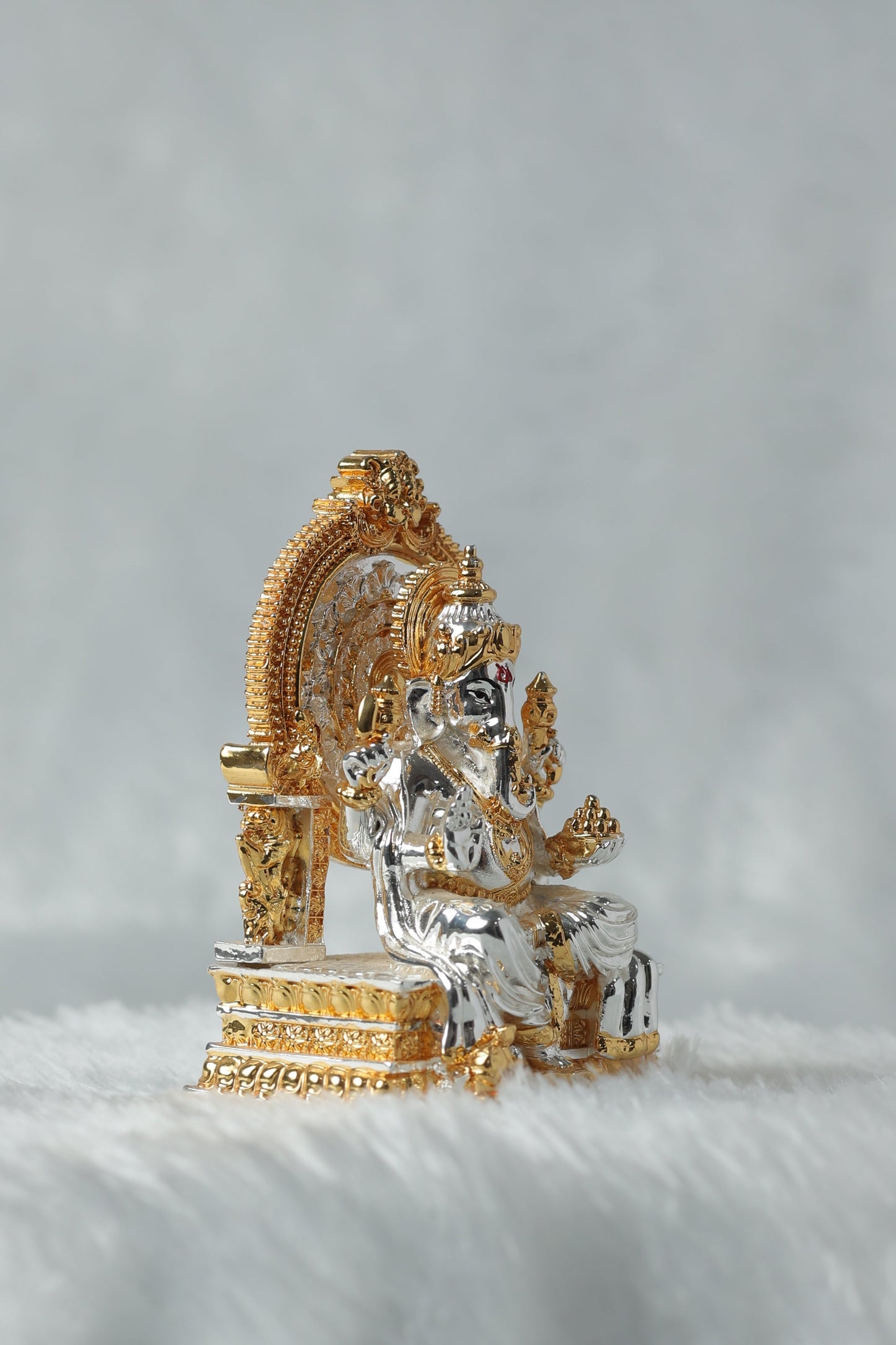 13 Gold and Silver plated Ganpati