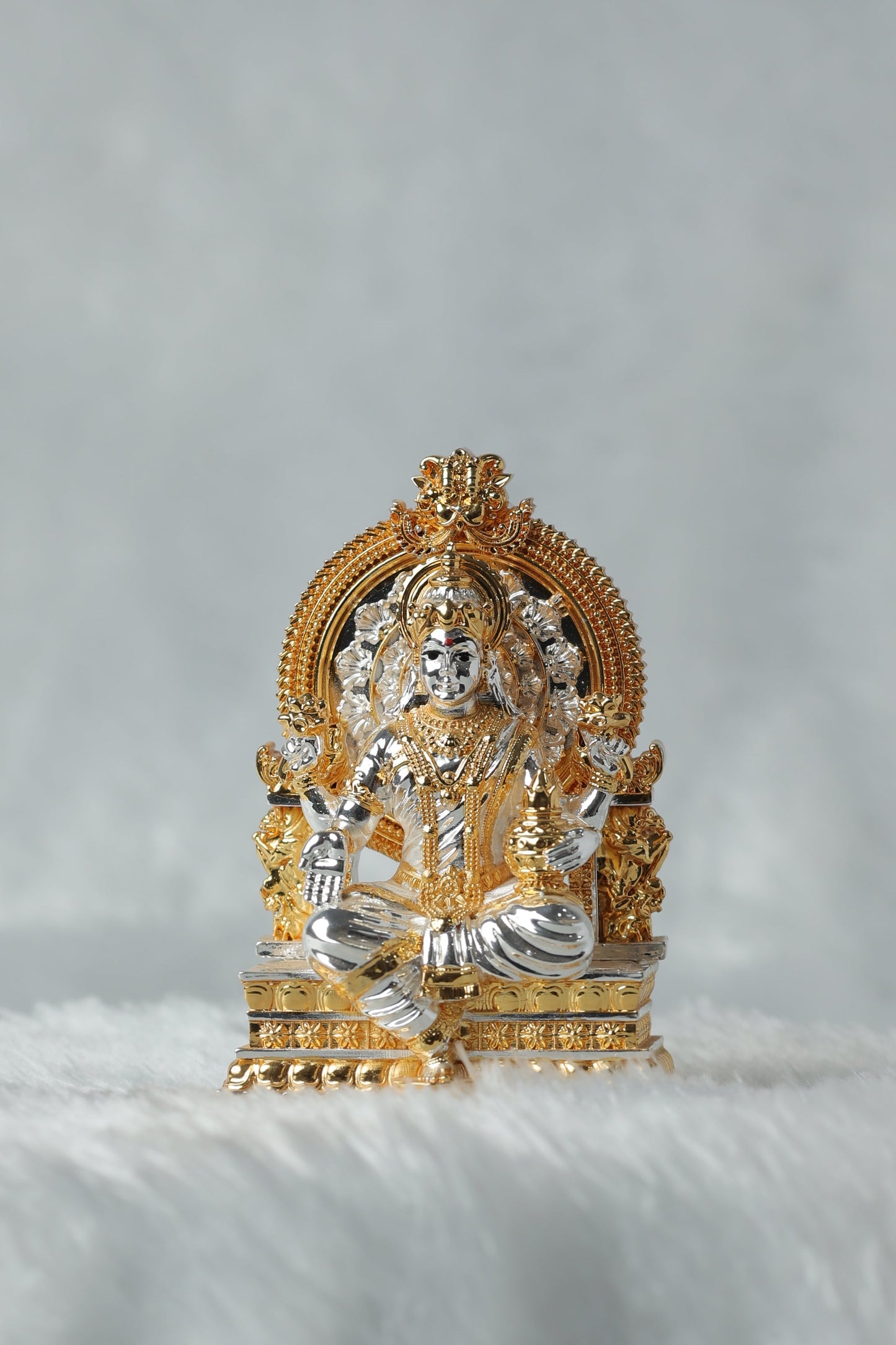 4 Gold and Silver Plated Maa Laxmi Ji statue