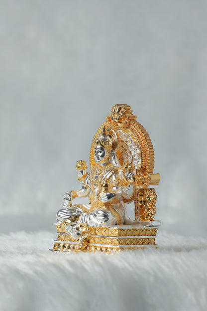 4 Gold and Silver Plated Maa Laxmi Ji statue