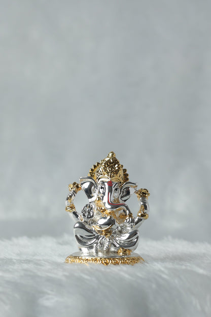 10 Gold and Silver plated Ganpati Ji