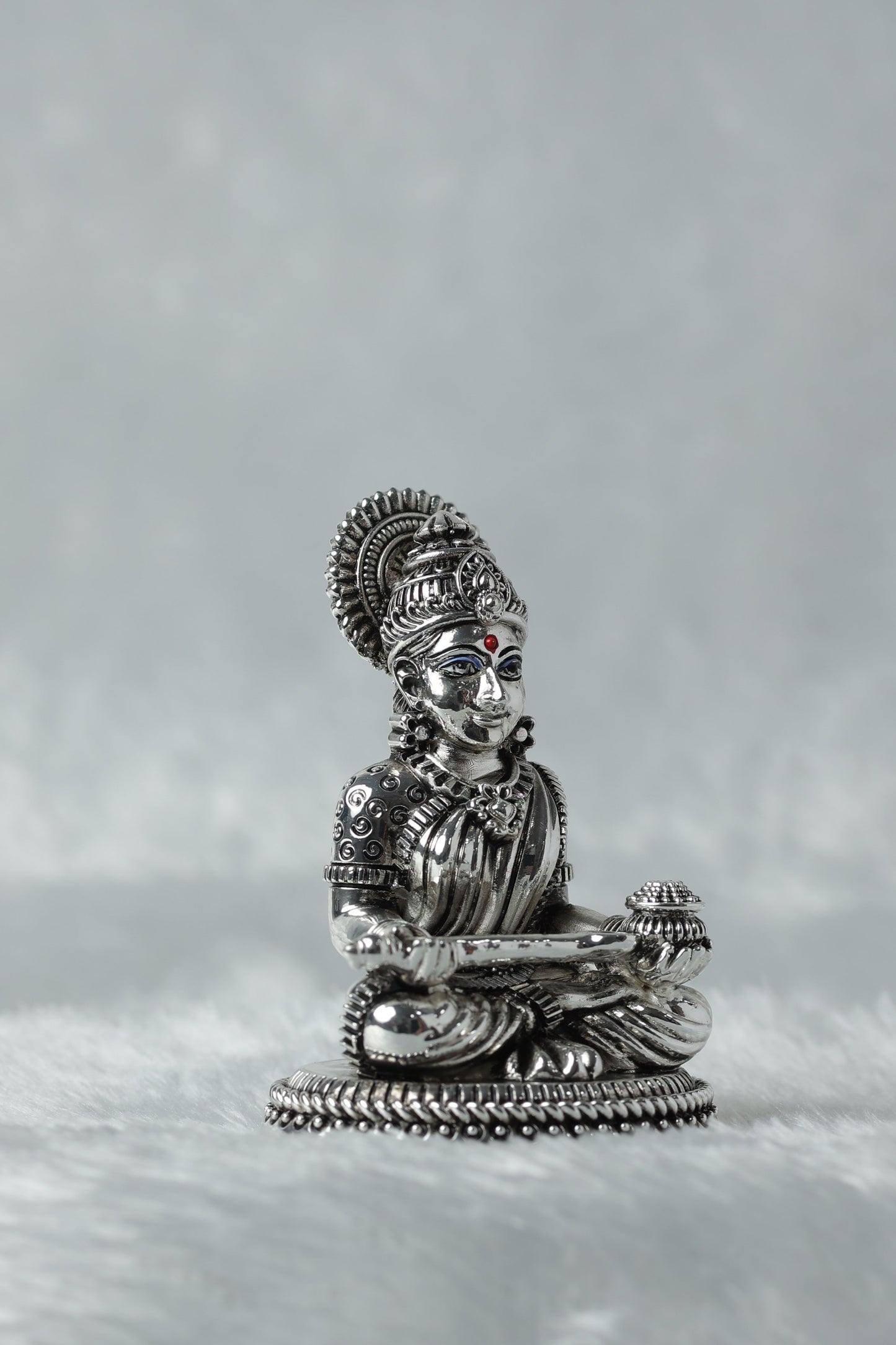 14 Silver plated antrique finish Annapurna Maa