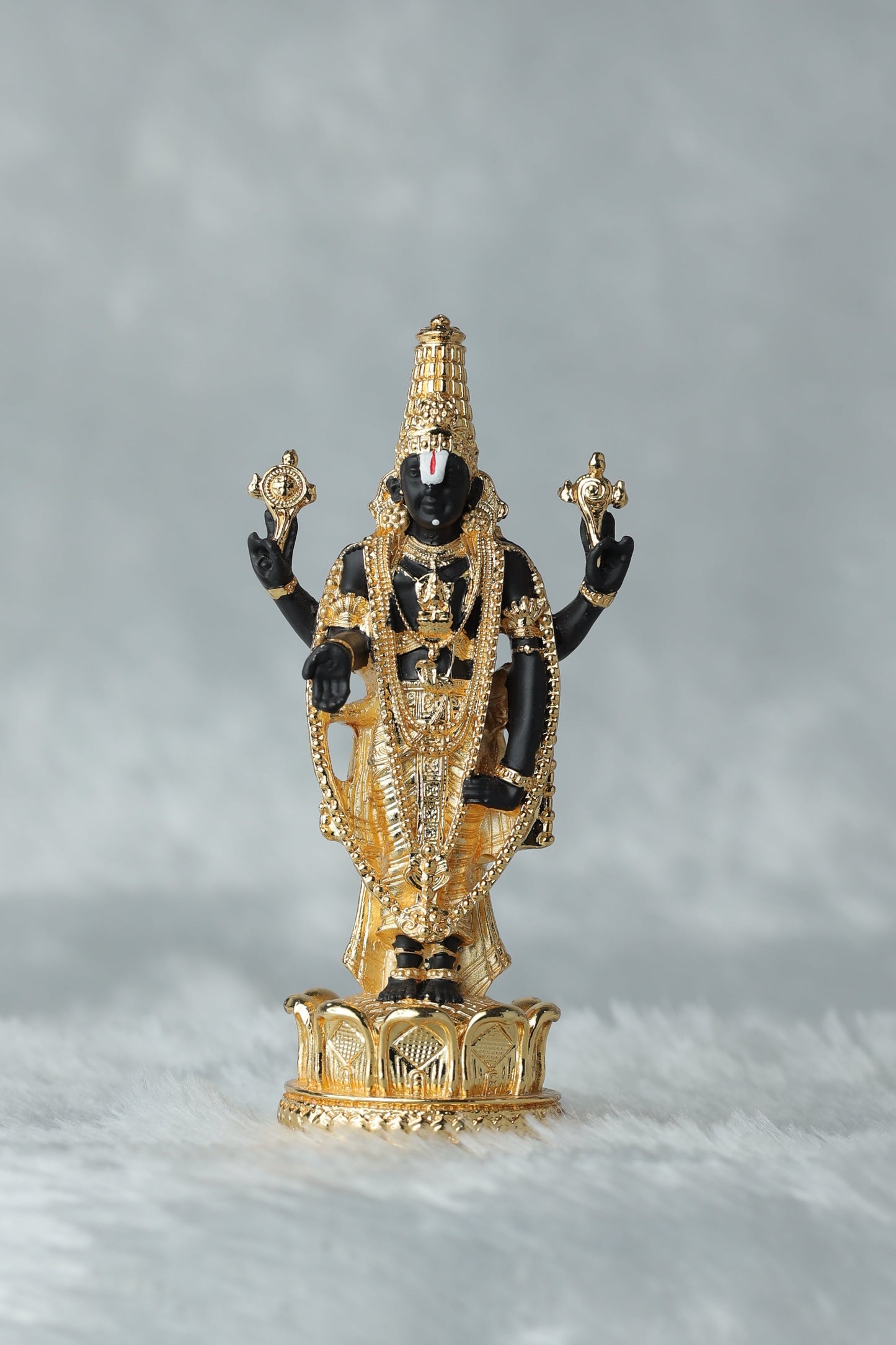 7 Lord Tirupati Balaji Gold Plated