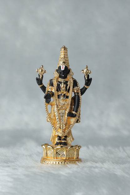 7 Lord Tirupati Balaji Gold Plated