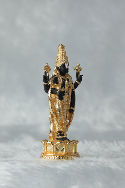 7 Lord Tirupati Balaji Gold Plated