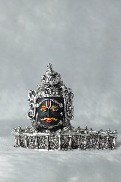 20 Mahakal Shivling Silver plated Antique Finish