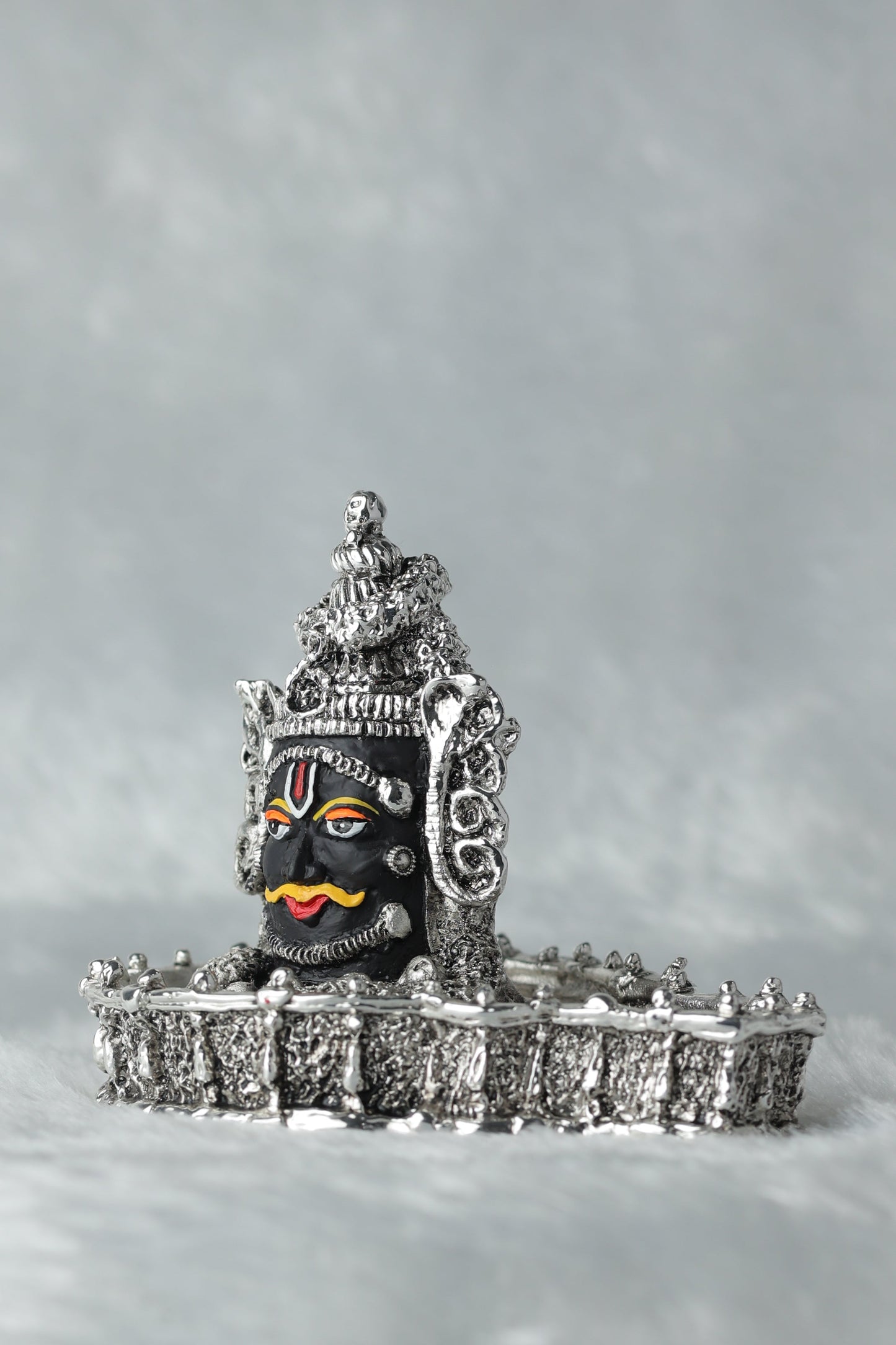 20 Mahakal Shivling Silver plated Antique Finish