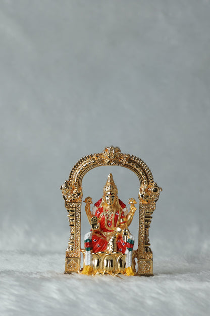 37 Gold Plated Aarch Tirupati Balaji , Laxmi and Padmavati Ji