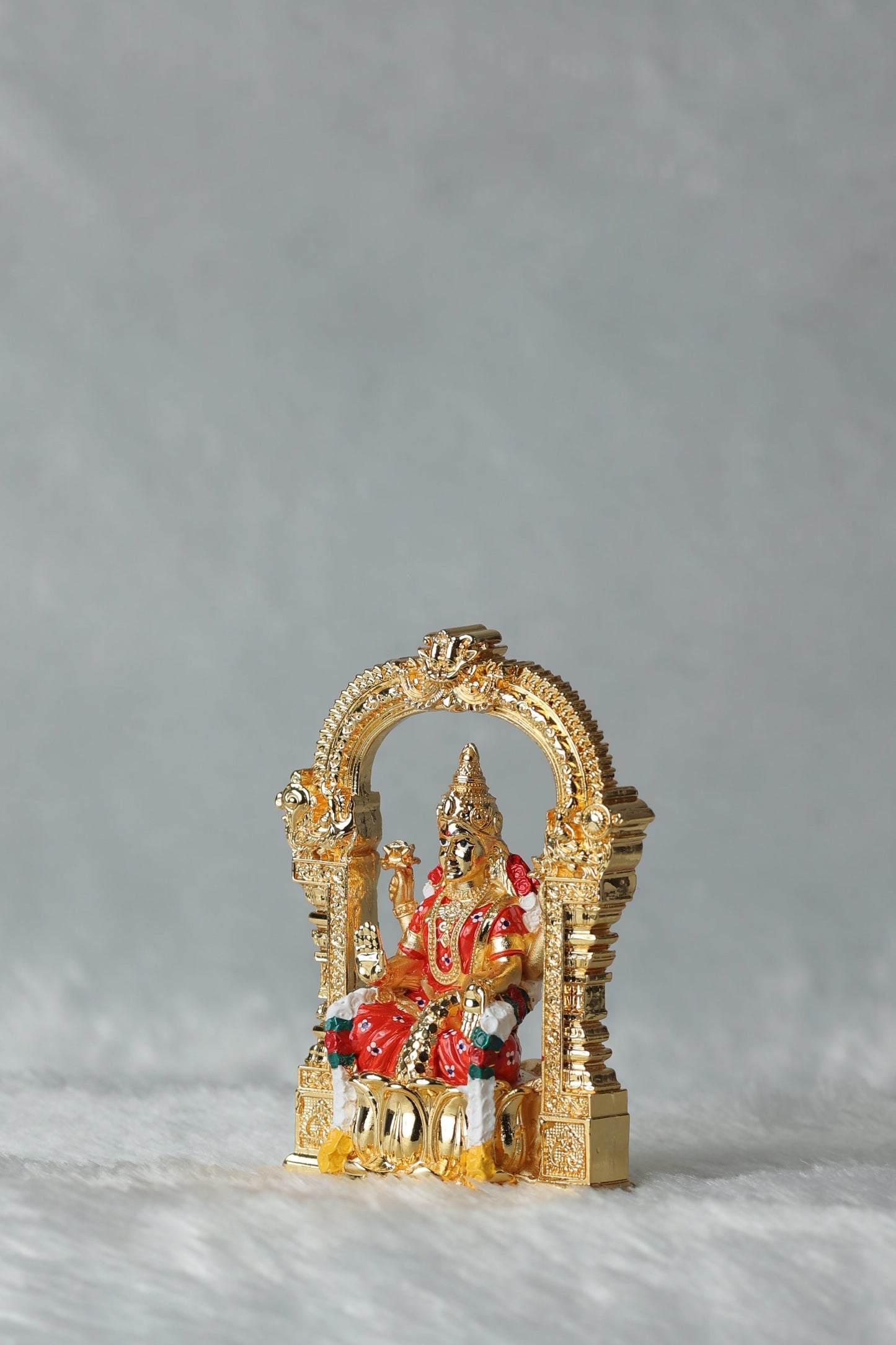 37 Gold Plated Aarch Tirupati Balaji , Laxmi and Padmavati Ji