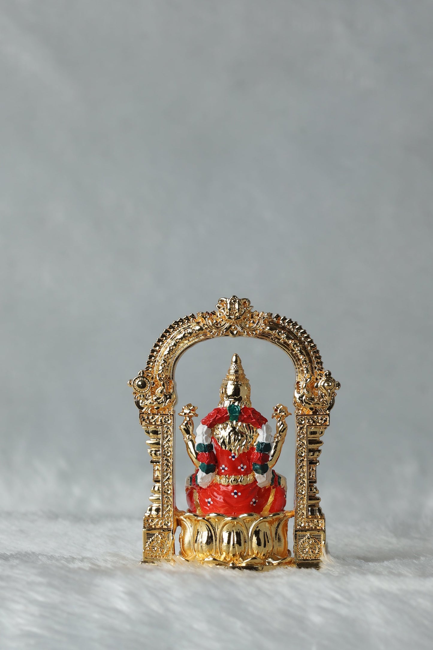 37 Gold Plated Aarch Tirupati Balaji , Laxmi and Padmavati Ji