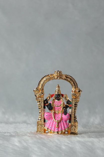 37 Gold Plated Aarch Tirupati Balaji , Laxmi and Padmavati Ji