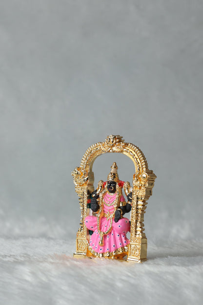 37 Gold Plated Aarch Tirupati Balaji , Laxmi and Padmavati Ji