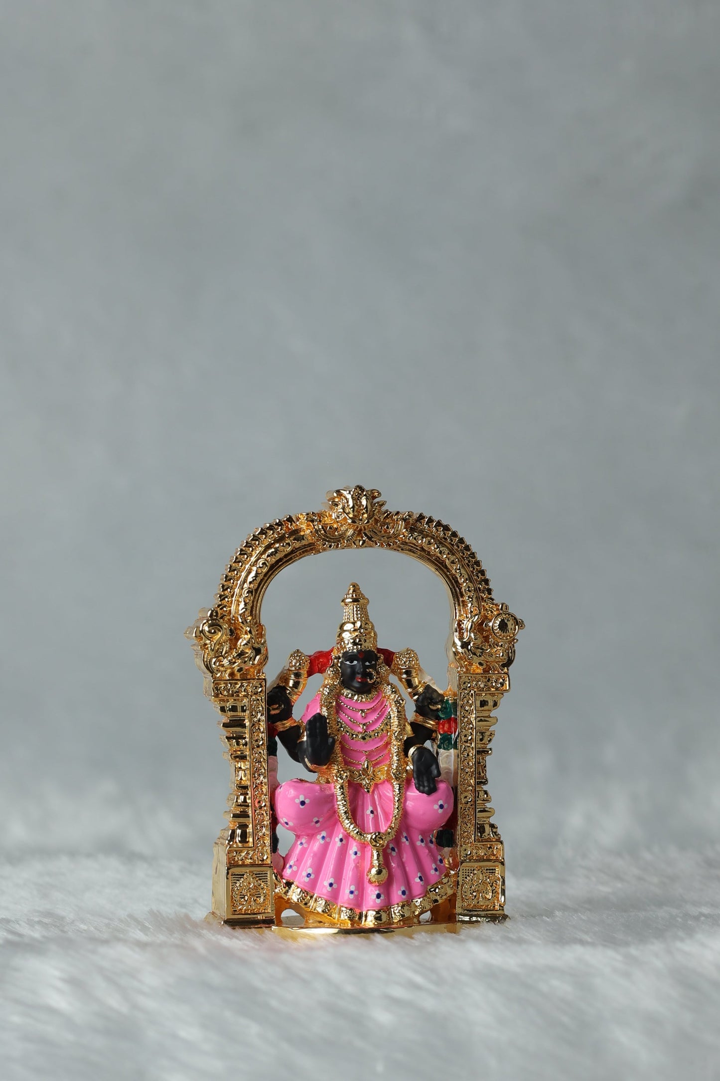 37 Gold Plated Aarch Tirupati Balaji , Laxmi and Padmavati Ji