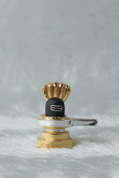 38 Gold and Silver Plated Shivling