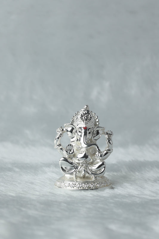 41 Silver plated Ganpati