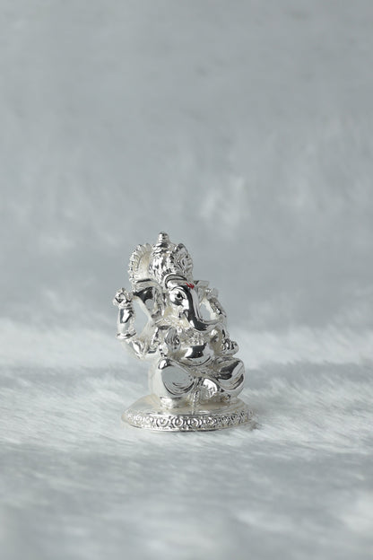 41 Silver plated Ganpati