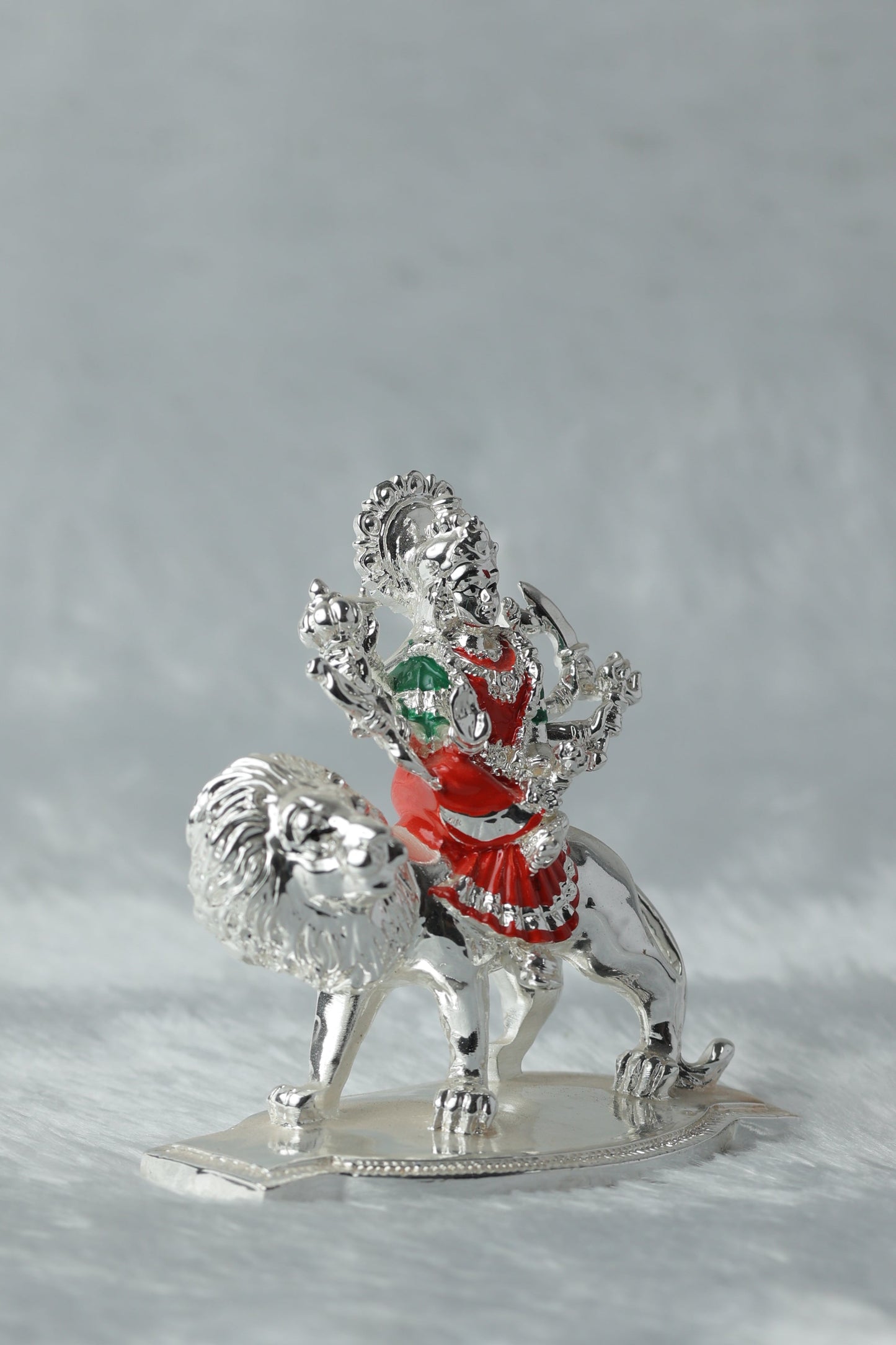 15 Silver plated Shera vali mata